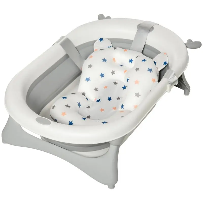 Foldable Baby Bath Tub with Temperature Indicator