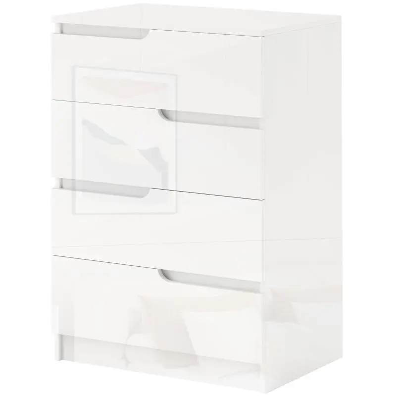 4-Drawer Chest of Drawers, 60 x 40 x 85 cm