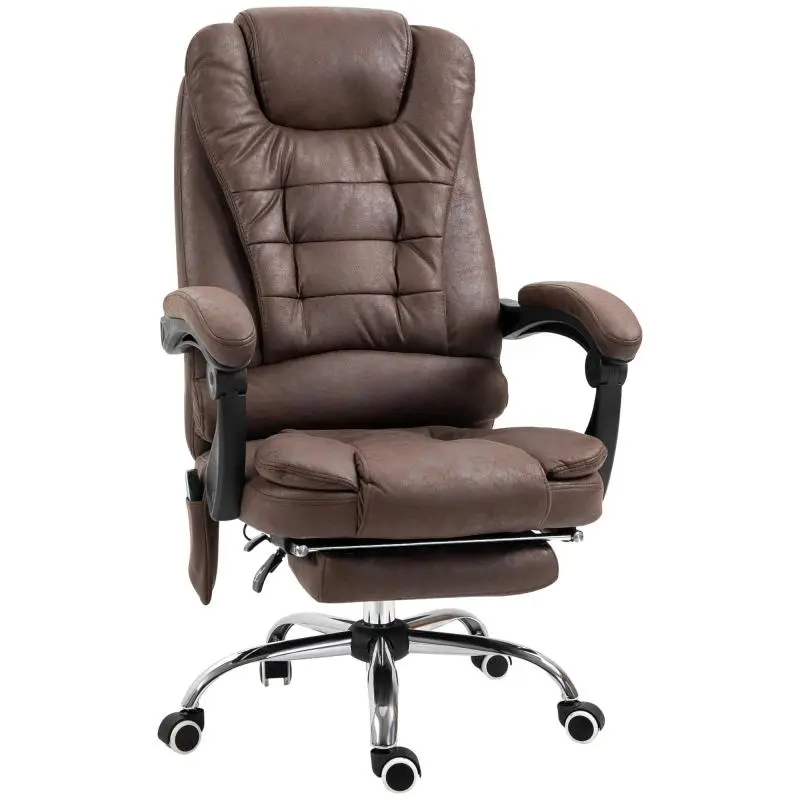 Massage Office Chair with Heating and Footrest