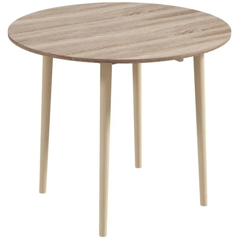 Folding Drop-Leaf Table, 89 cm Diameter