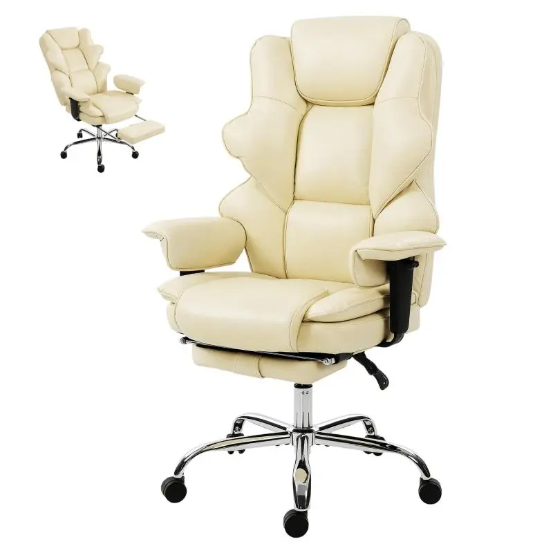 Office Chair with Footrest and Headrest