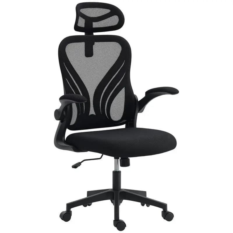 Mesh Office Chair with Fold-Down Backrest