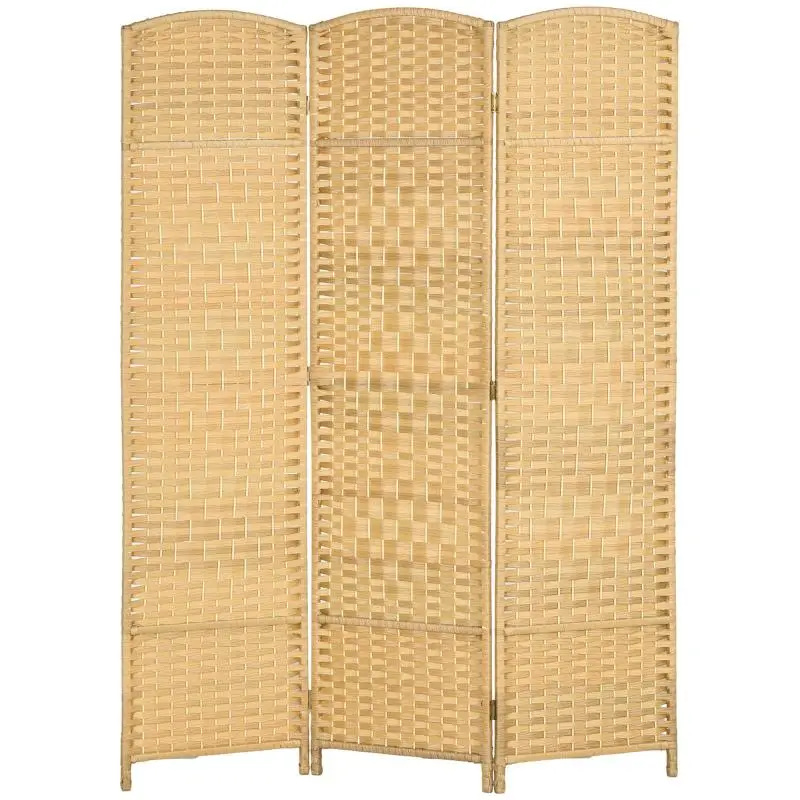 3-Panel Room Divider, 135 × 1.7 × 180 cm
