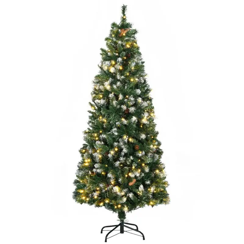 Artificial Christmas Tree with 250 LEDs, 180 cm