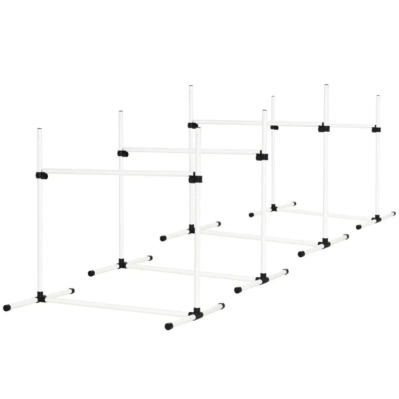 Dog Agility Kit, 4 Hurdles