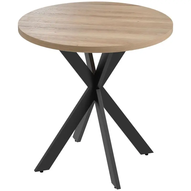 Round Dining Table, 75 cm, Brown
