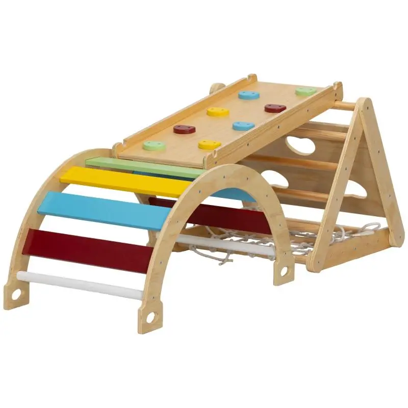 7-in-1 Indoor Climbing Frame with Slide