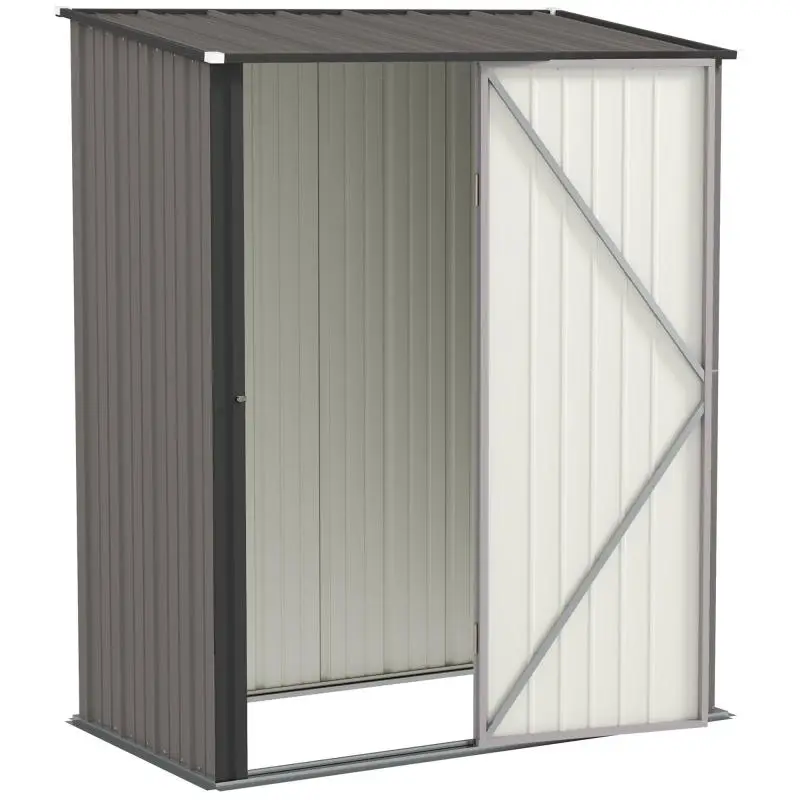Garden Shed with Lockable Door, 161.5 x 94.5 x 196 cm