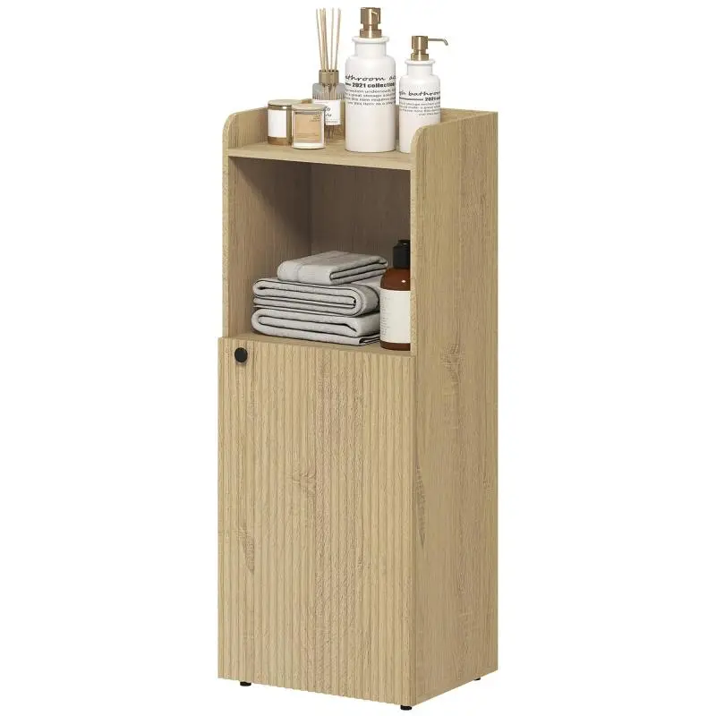 Bathroom Niche Cabinet with Open Shelf, 104 cm