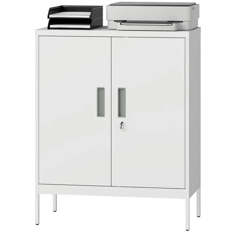 Lockable Steel Cabinet with 2 Doors