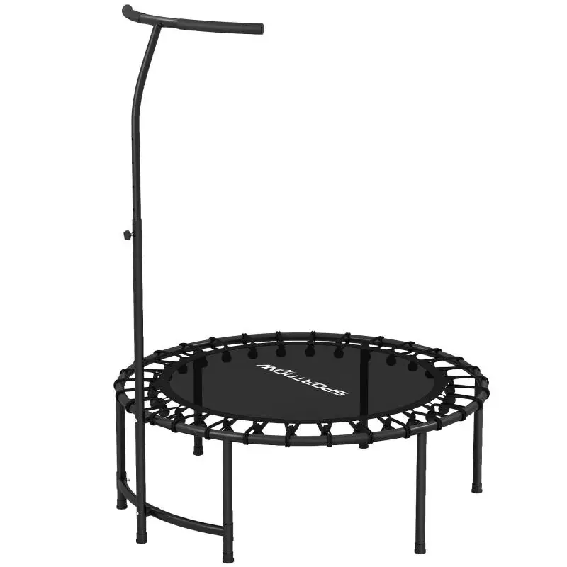 Rebounder Trampoline With Adjustable Handle
