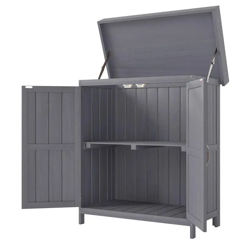 Garden Storage Cabinet, 74 x 43 x 88 cm