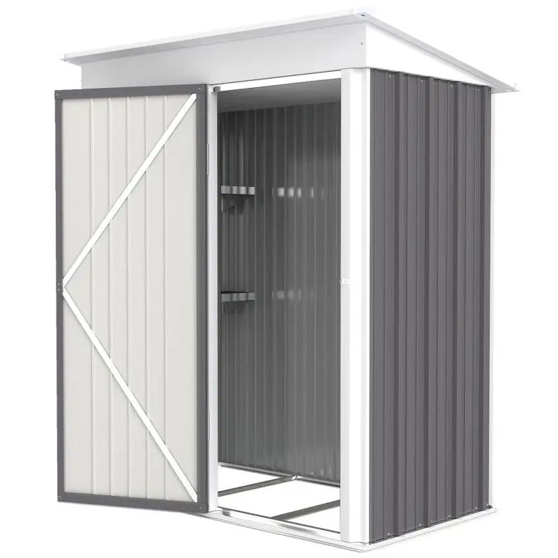 Garden Shed with Lockable Door and Adjustable Shelves