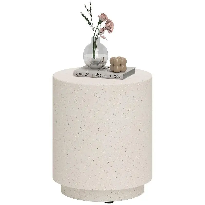 Concrete Look Side Table 37 cm