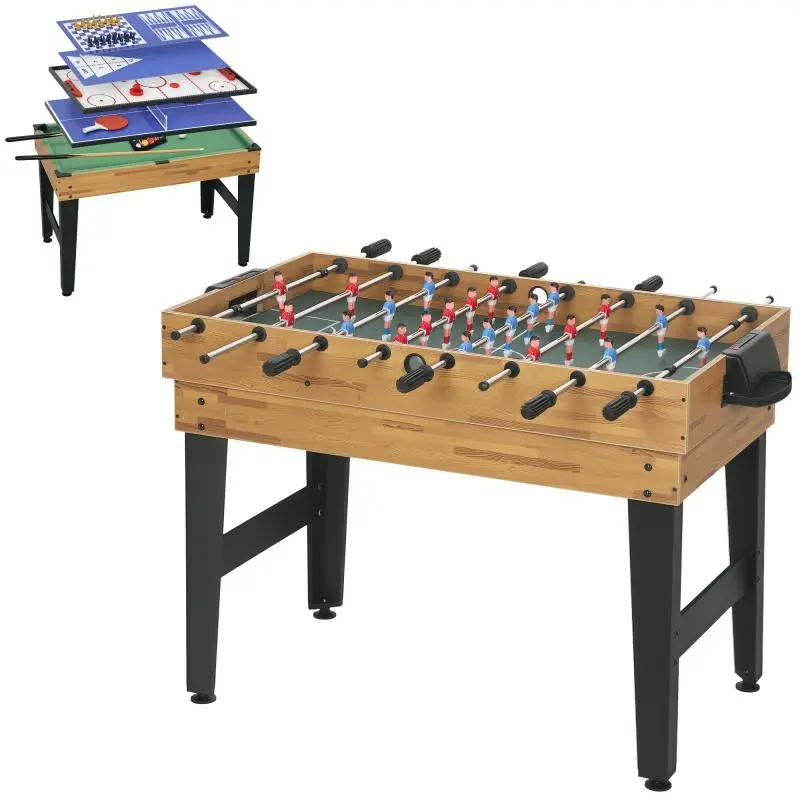 13-in-1 Multi-Game Table, 121 × 109 × 80 cm