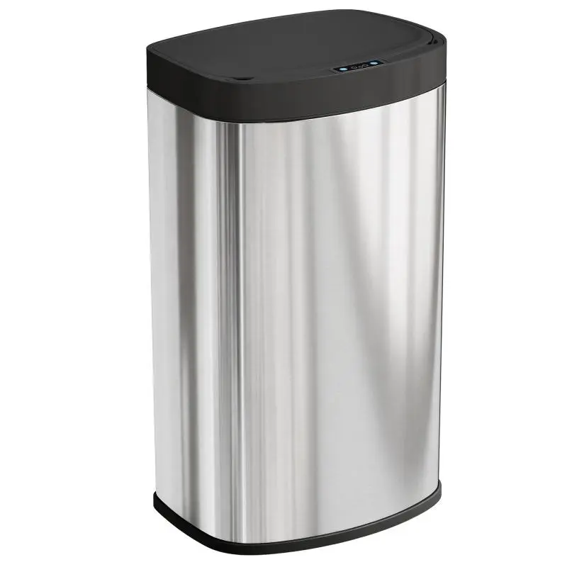 Automatic Kitchen Bin, 55 L, Stainless Steel