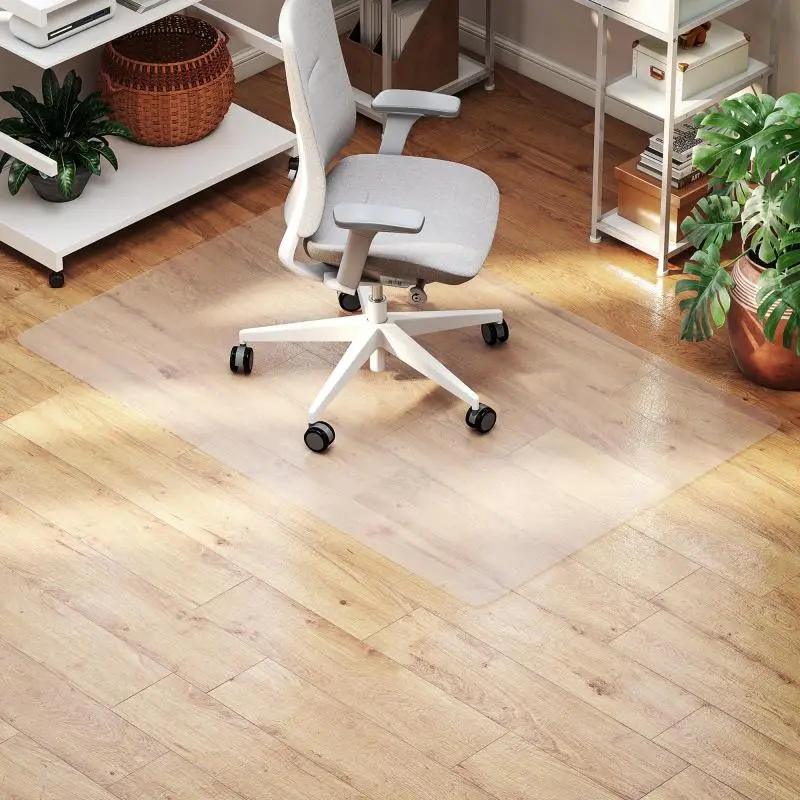 Rectangular Clear Office Chair Mat, 100 x 150 cm