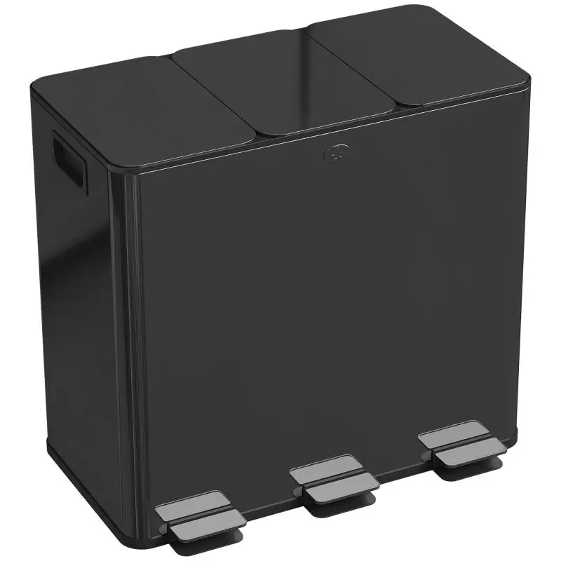 Kitchen Recycling Bin, 3 x 20 L
