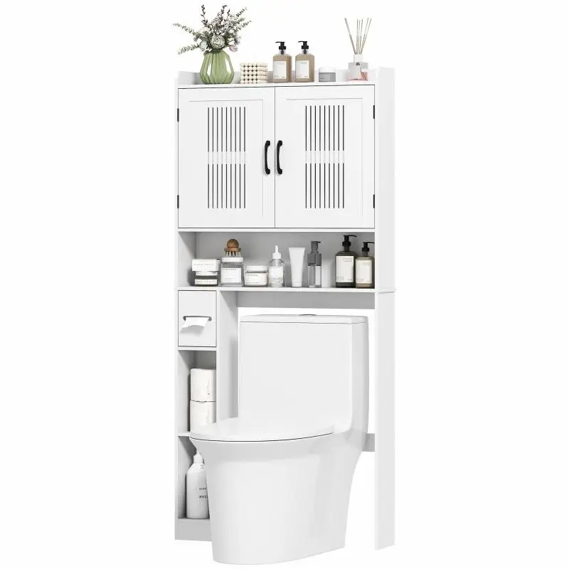 Over-the-Toilet Storage Cabinet with Adjustable Shelf