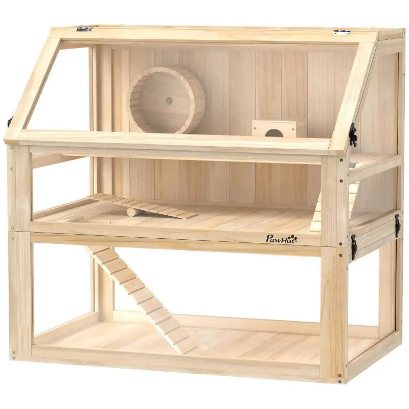 Three-Level Hamster Cage, 80 × 50 × 76 cm