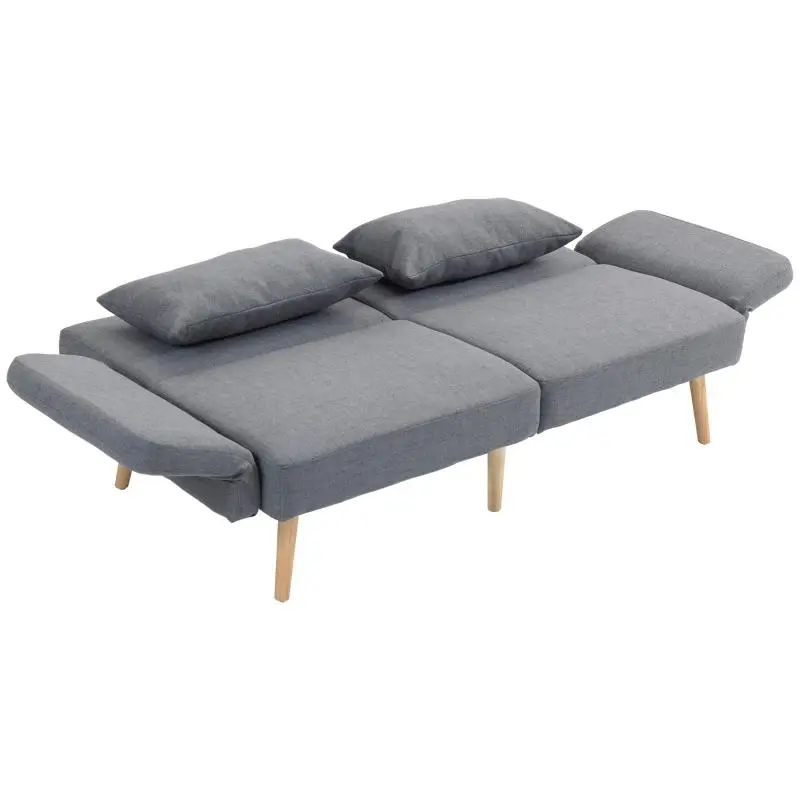 3-Seater Convertible Click-Clack Sofa Bed