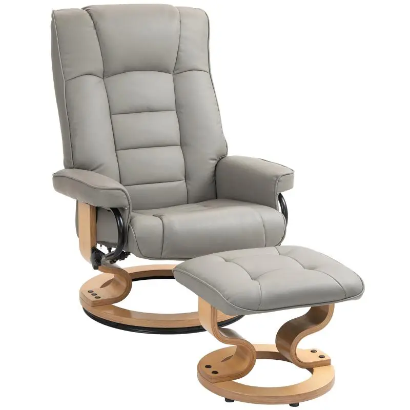Swivel Reclining Relaxation Chair with Footrest