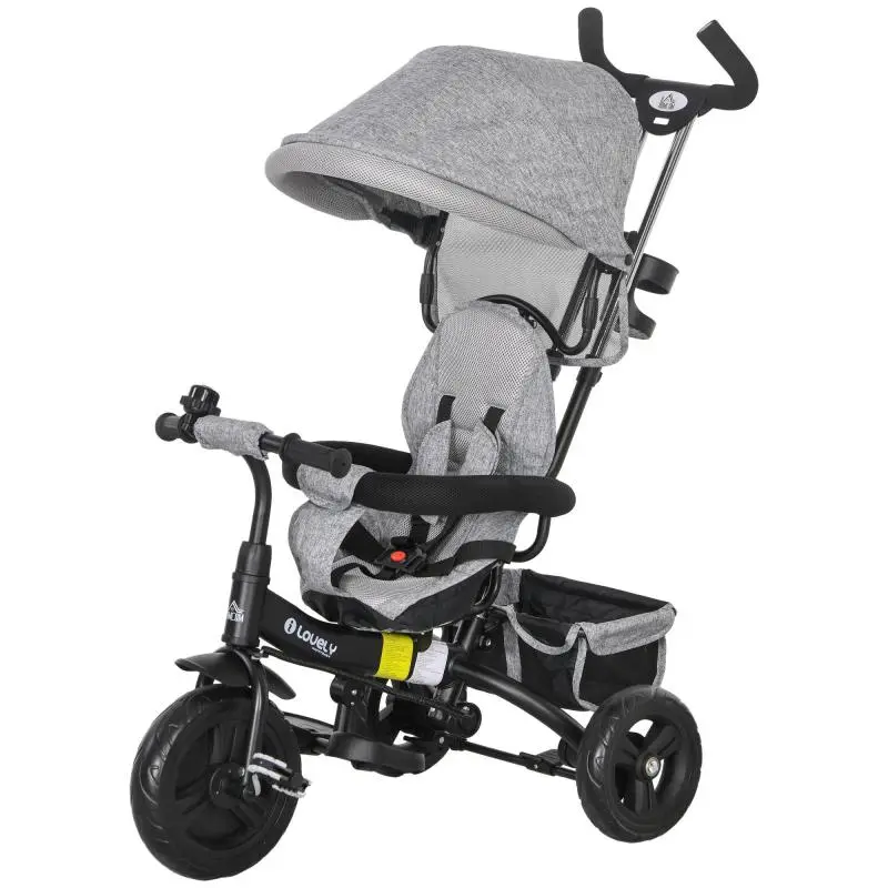 Convertible Tricycle with Push Handle
