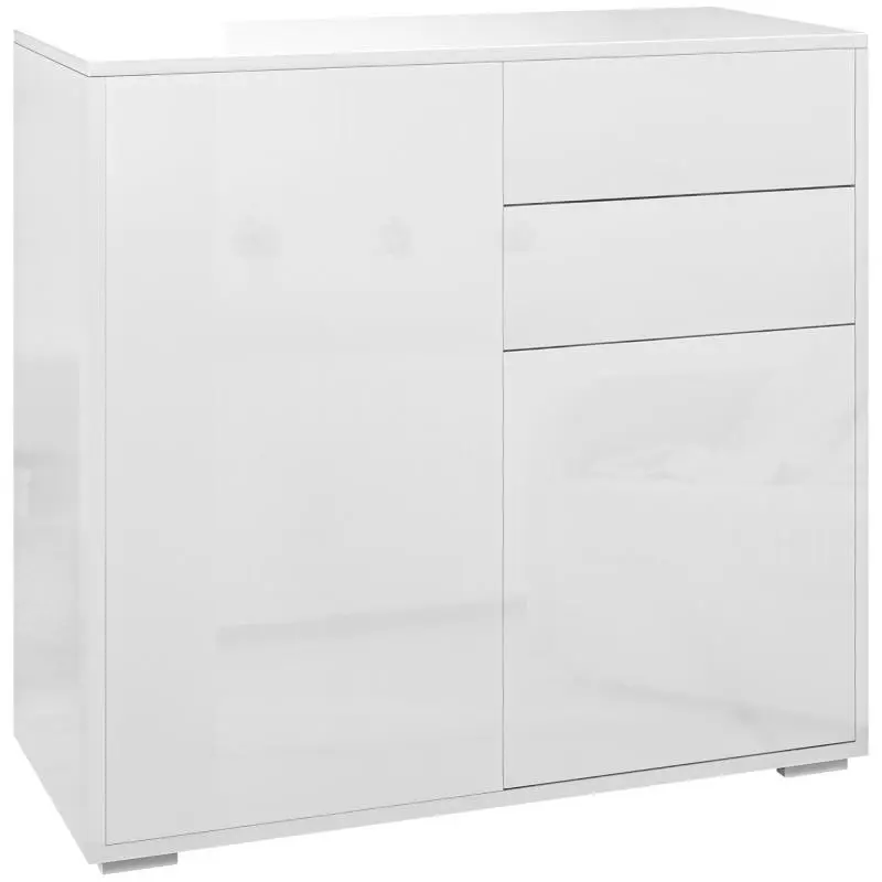 Storage Cabinet with 2 Drawers and 2 Doors