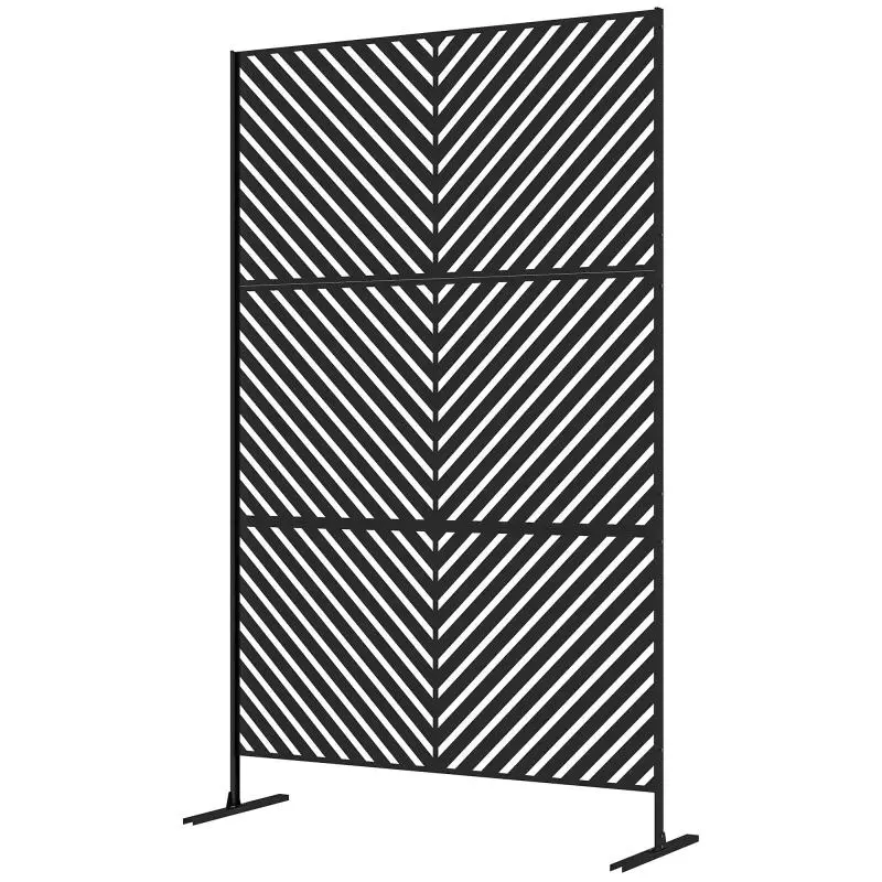 Decorative Outdoor Privacy Screen, 3 Panels