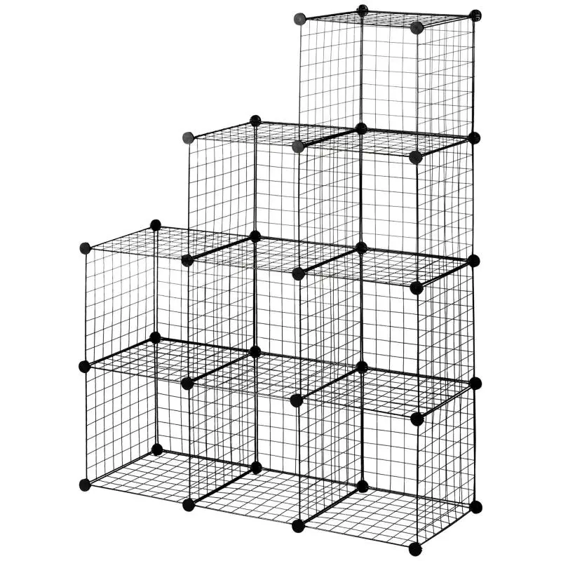 Modular Cube Shelf with 9 Compartments
