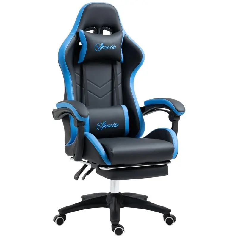 Ergonomic Gaming Chair with Footrest