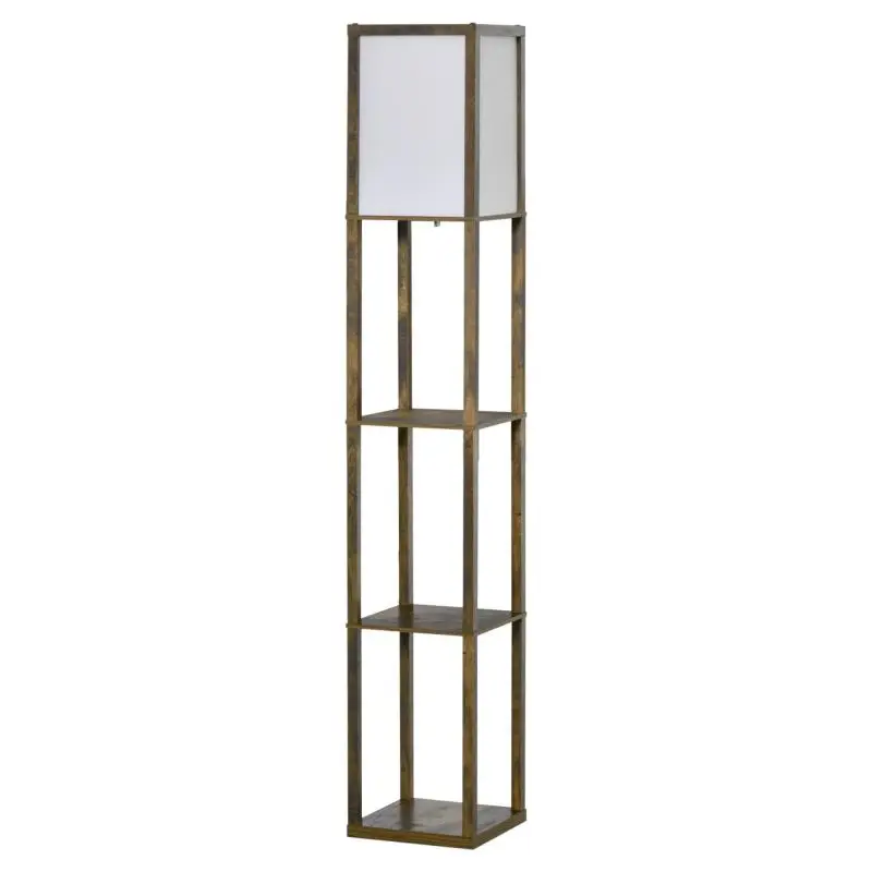 Floor Lamp with Shelves, 160 cm