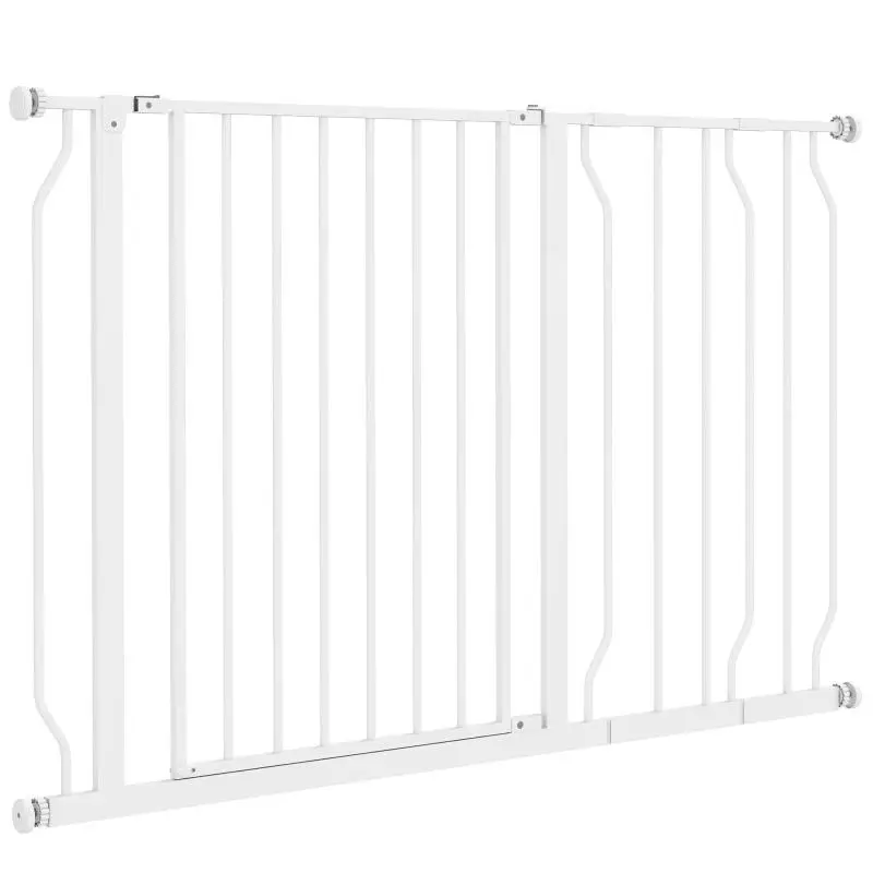 Adjustable Safety Gate, 75–115 cm Wide, White