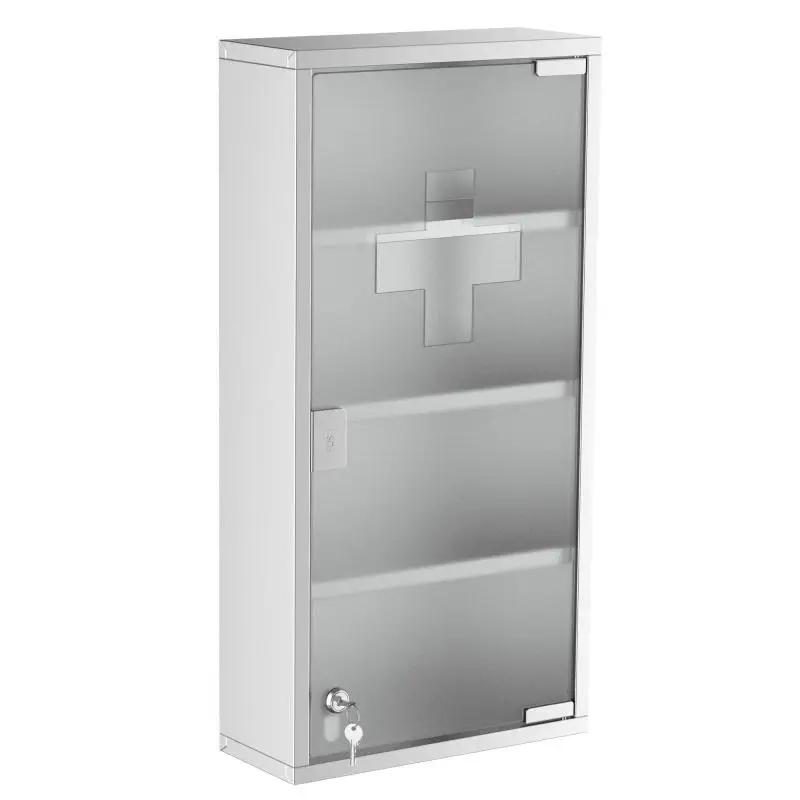 Lockable Medicine Cabinet, 30 cm
