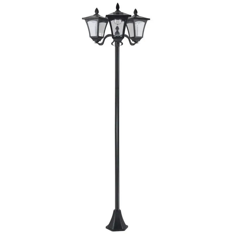 Solar LED Garden Lamp with 3 Shades, 182.5 cm