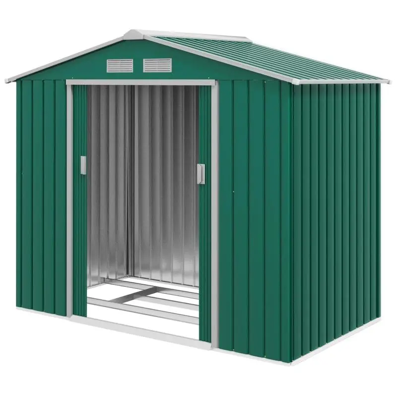 Garden Shed, 2.42 m², Dark Green