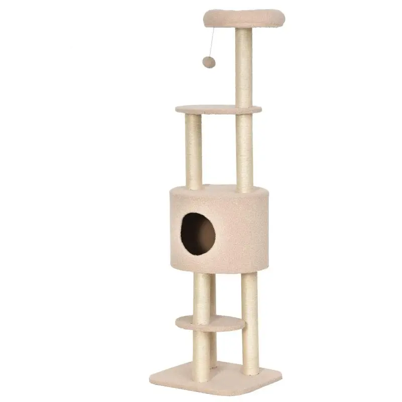 Cat Tree with Cave, 148 cm