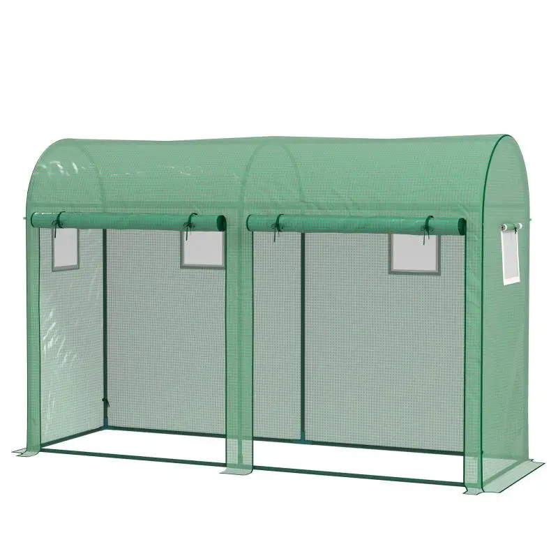 Garden Greenhouse, 3 x 1 x 2 m, Green