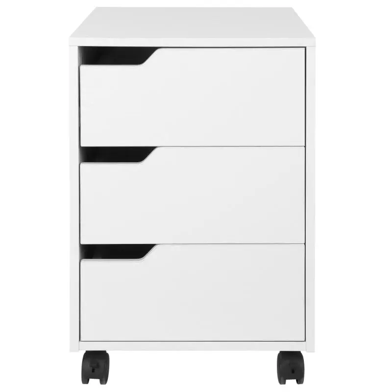 Mobile 3-Drawer Office Cabinet, 40 x 50 x 57.5 cm
