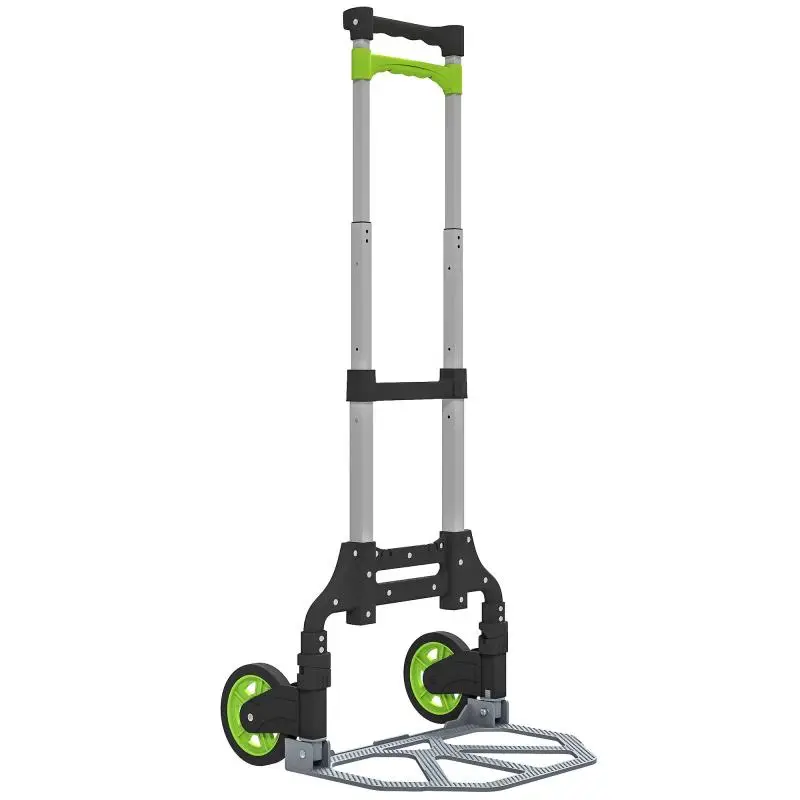 Foldable Aluminium Hand Truck with Telescopic Handle