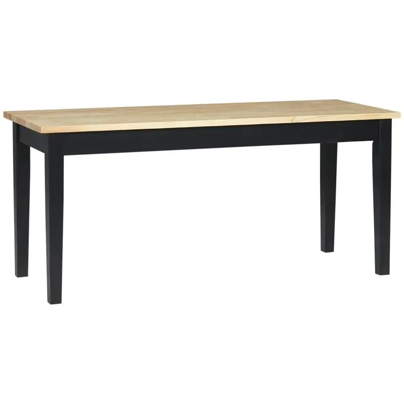 Pine Wood Bench for 2, 102 x 36 x 45 cm
