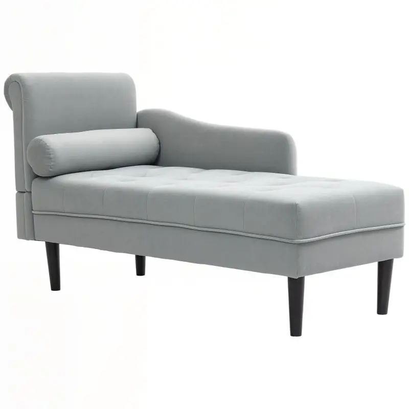 Chaise Longue, Grey, 146 cm