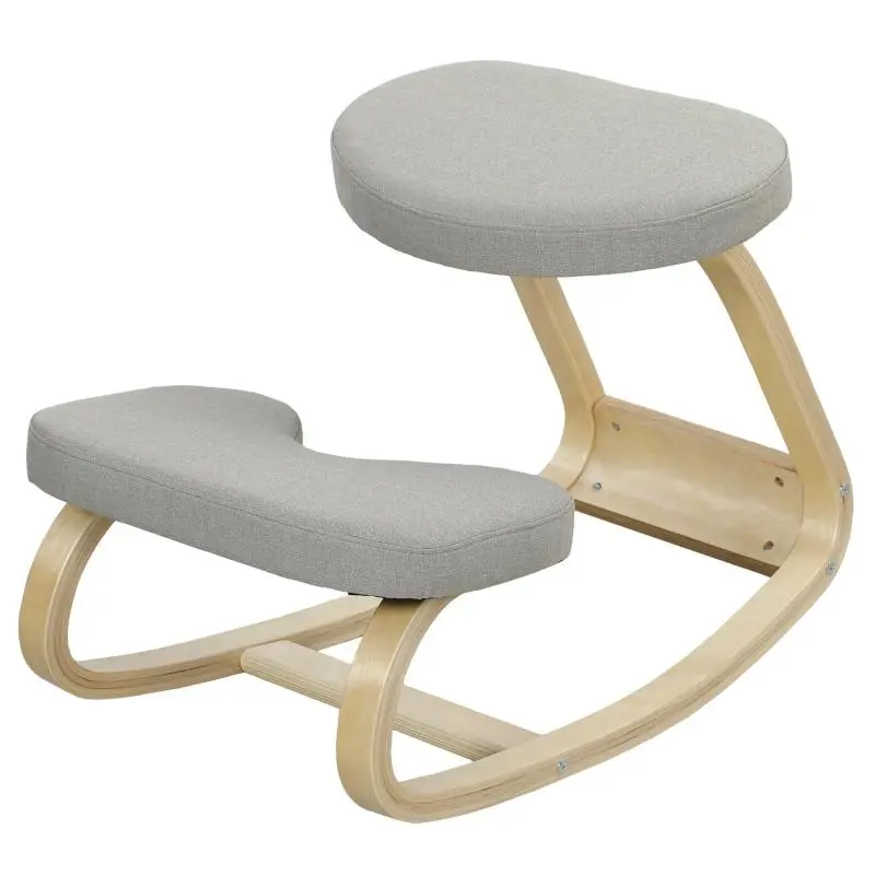 Kneeling Chair with Rocking Movement, Grey