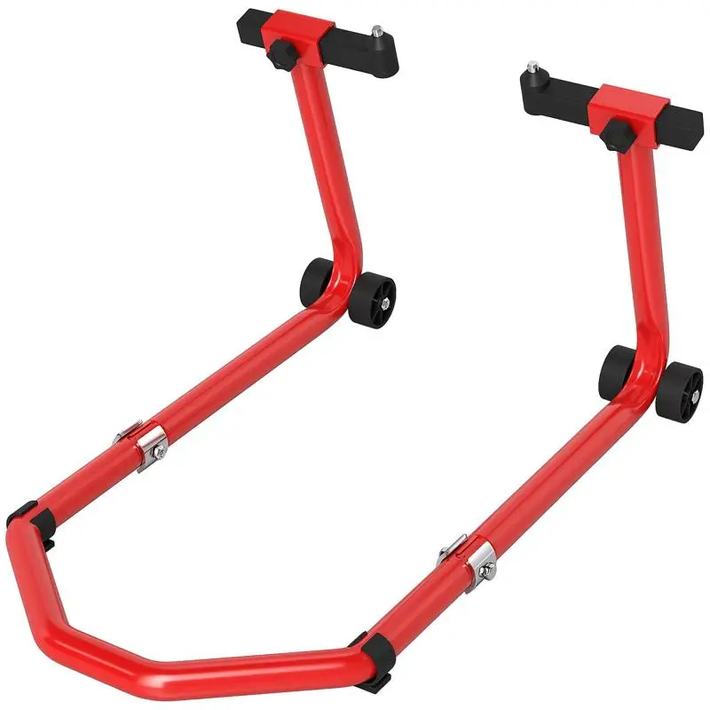 Motorcycle Stand, 390 kg Capacity, Red