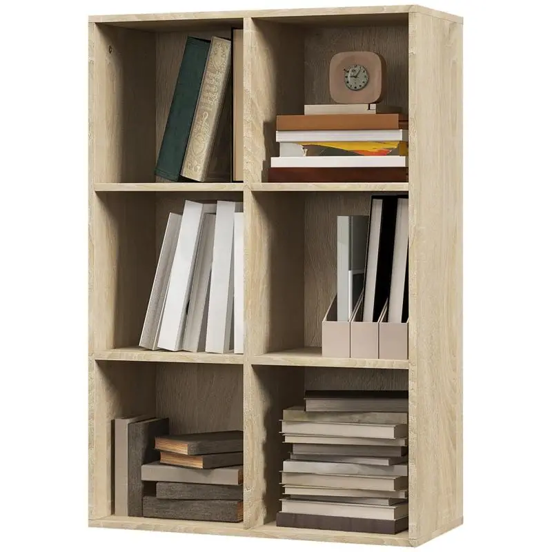 6-Cube Bookcase, Oak
