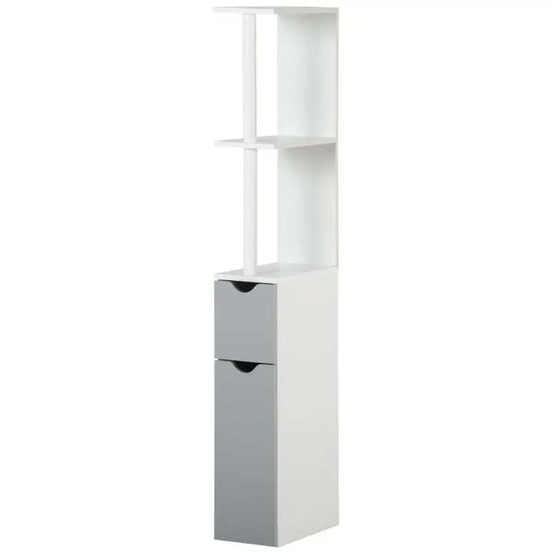 Wooden Bathroom Tall Cabinet, 15.2 × 29.8 × 118 cm