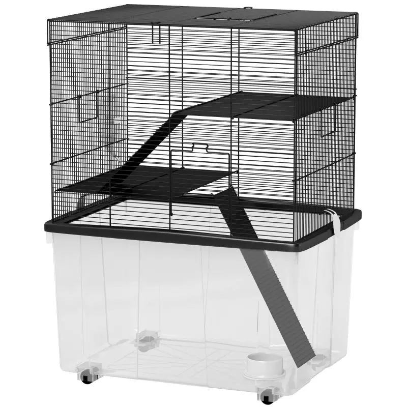 3-Tier Hamster Cage with Wheels