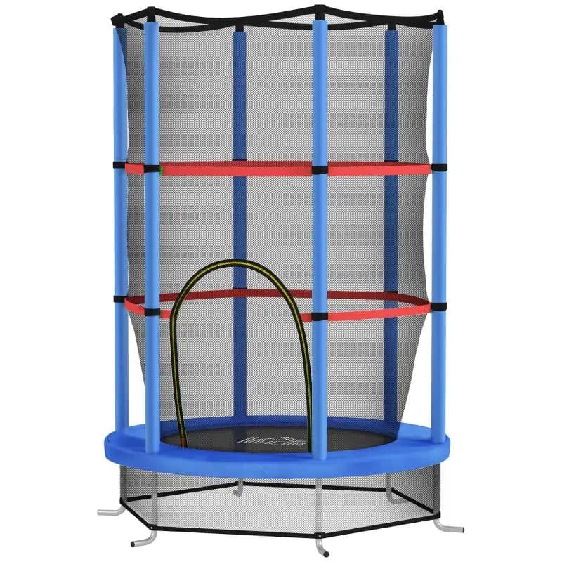 Children's Trampoline with Safety Net, 140 cm