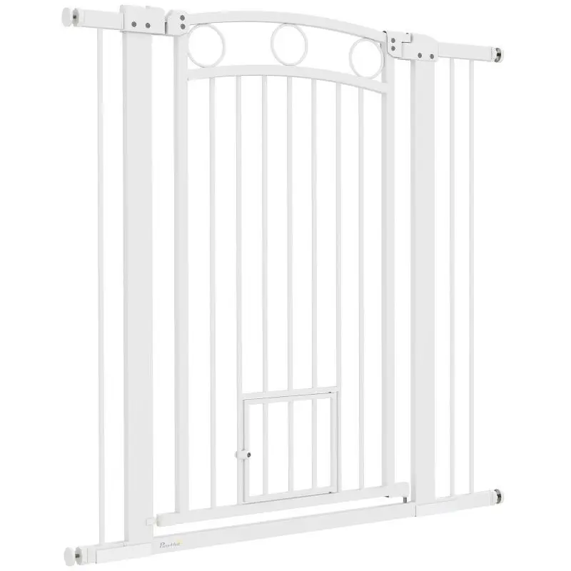 Adjustable Dog Gate, 76–104 cm Wide, 106 cm High