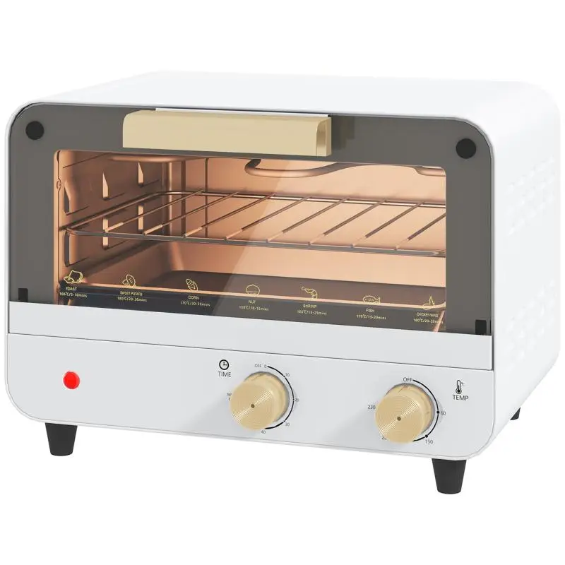 12 L Electric Mini Oven, White
